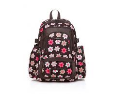 Colorland Abbey Ergo à langer Sac à dos, Marron French Fleur