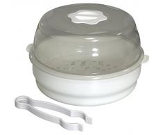 Olympia Stérilisateur pour Micro-Ondes Capacité: 4 Bibérons et Accessoires Blanc