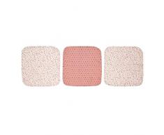 Fabulous Fab Lot de 3 torchons en mousseline 32 x 32 cm