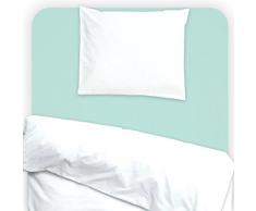 Drap housse imperméable et anti-acariens 60x120cm Morning Blue - Louis Le Sec