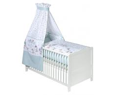 Julius Zöllner 5210315072 Parure de lit 3 pièces, Tour de lit, ciel et parure de lit inclus