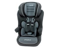 Nania Siège Auto Rehausseur Dossier avec Harnais I Max Sp Luxe Gris Foncé Groupe 1/2/3 de 9 à 36 kg