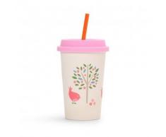 Penny Scallan BATBIC Gobelet en bambou avec paille Big City