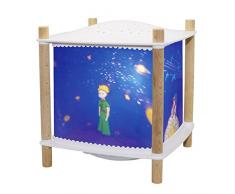 TROUSSELIER - Le Petit Prince - Veilleuse - Lanterne ReVOLUTION 2.0 - Cadeau Enfant - Projecteur d’Etoiles Musical - Musique & Histoire du soir en Streaming - Détecte les Pleurs - Rechargeable