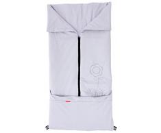 ByBoom® Couverture d’été pour bébé, 2 en 1, couverture universelle, par exemple pour Maxi-Cosi, poussette, lit de bébé, gris