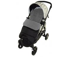 Chancelière/Cosy orteils Compatible avec Jane Poussette Rider Dolphin Gris