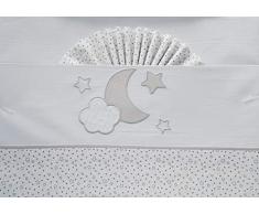 Duffi Baby - 0734-11 - Drap Plat - 100% Coton - 3 Pièces - Mini Lit
