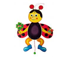 Hess Jouet en bois 12432 hampel Homme Coccinelle en bois Env. 40 x 17 x 3 cm