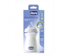 Chicco 80835000030 Naturalfeeling Biberon Flux Variable Plus de 3 Mois 330 ml
