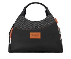 Badabulle Sac à Langer Multipocket Noir Nombreux Rangements Complet avec Bandoulière