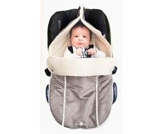 WALLABOO Chancelière Original Couverture Enveloppante Universelle Multi-usages Taupe Marron 0 12 Mois 1 Unité