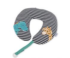 Sterntaler Coussin de Nuque Zoo Câlin, Crocodile Konrad, Taille : M, Âge : Dès la naissance, Vert