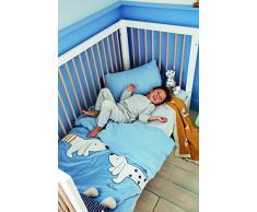 Noukies A&J Housse Couette Veloudoux & Jersey 100 x 140 cm