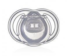 Tommee Tippee Sucette Newborn, Tétine Réversible, Orthodontique, 0-2 mois, Neutre