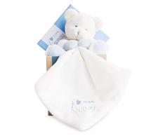 Doudou et Compagnie Jaime Mon Doudou Pantin avec Doudou Ours Bleu