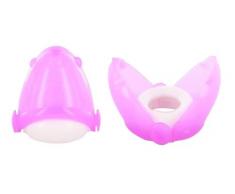 dBb Remond Système Clic - Clac - Protège Tétine avec Coque Intégré Nu - Rose Translucide