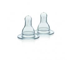 Medela - Tétines sans BPA - Débit Faible (M) - Lot de 2