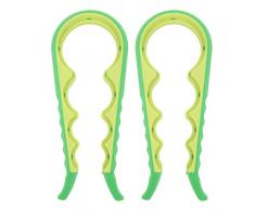 Local Makes A Comeback - Décapsuleur multifonction décapsuleur, vert, 2 pièces