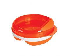 Oxo Assiette 2 Divisions avec Couvercle Orange