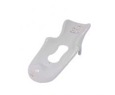 Zebra Gris Siège de bain avec tapis antidérapant