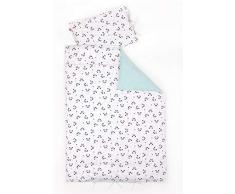 Linden 10617 Parure de lit pour enfant Blanc 100 x 135 cm