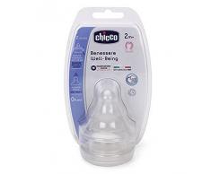 Chicco 20823200000 Flux Moyen Tétine Physiologique Anti-coliques