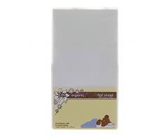 DK Glovesheets Drap plat pour landau et berceau Blanc bio