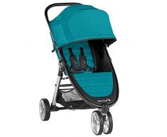 Baby Jogger City Mini 2 poussette légère, 3 roues, pliage rapide à une main, capri (turquoise)
