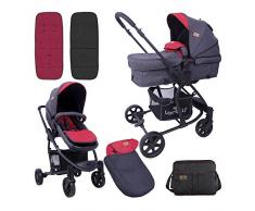 Lorelli Aster Poussette Combinée Rouge