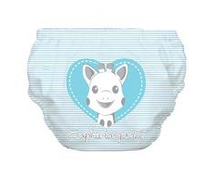 Sophie La Girafe Couche de bain réutilisable 2 en 1 pour bébé garçon et fille Taille XL