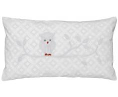 Taftan HIBOU by Coussin 55x30 cm blanc