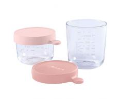 BÉABA Coffret 3 Portions Bébé en Verre 150ml/250 ml/400 ml