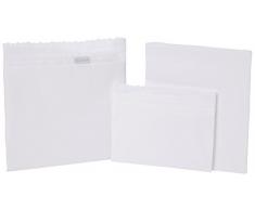 Petit Lazzari Zeida Lot de 3 draps pour lit 60 x 120 cm, blanc