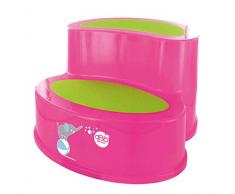 dBb Remond Marche Pied Décor Antidérapant Eléphant Rose Translucide