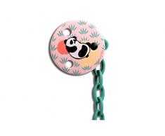 Suavinex - Broche tétine bébé + 0 mois Broche pince ronde. 0 % BPA. 0 Meses + multicolore