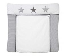 Schardt Matelas à langer avec housse en tissu éponge amovible, 80 x 75 cm.