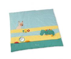 Sterntaler Tapis dÉveil Zoo Câlin, Âge : Dès la naissance, Taille : 100 x 100 cm, Jaune/Vert