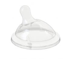 Chicco Tétine Silicone Natural Feeling Flux Normal Bout Incliné x 1 0 Mois+