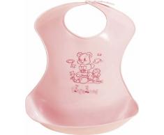 Playshoes 506525 ou en plastique Bavoir en rose avec bac