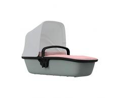 Quinny Lux 1505621000, Nacelle Bébé Ultra Légère pour Zapp Flex Plus, Zapp Flex et Zapp Xpress, Utilisable dès la Naissance, Blush On Grey