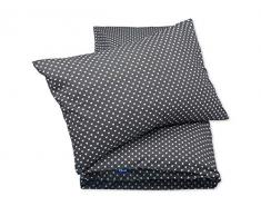 Pepi Leti 685843715719 Parure de lit pour enfant Motif cœurs sur fond gris