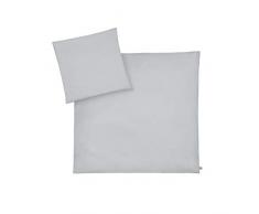 Julius Zöllner 8710048536 Parure de lit pour bébé 80 x 80 cm + 35 x 40 cm (Gris)