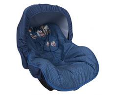 Babyline Train - Matelas Groupe 0 avec capote et couvre-harnais de cadeau, universel