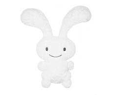 TROUSSELIER - Peluche - Funny Bunny - 35 cm de haut - Moderne Chic - Ultra Doux - Idéal Cadeau de Naissance - Lavable en Machine - Colori Blanc
