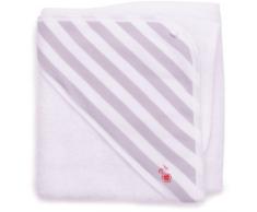 Petit Bateau Carre de bain - Mixte Bébé - Souriceau/Ecume - Taille Unique