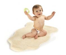Baby Merino Tapis de jeu pour poussette ou tapis déveil, tapis de bébé, tapis de bébé, Flor en 100% laine vierge – Alternative aux fourrure dagneau