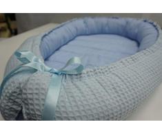 Isabella IAA2019269 Alicia Poupée en coton gaufré Bleu 1,4 kg