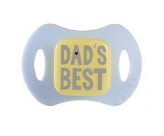 BÉABA Lot de 2 Sucettes en Silicone, 2ème âge, Bleu