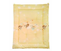 Julius Zöllner 9500010064 - Couverture de sol bébé - Motif ourson - Vanille - env. 95 x 135 cm