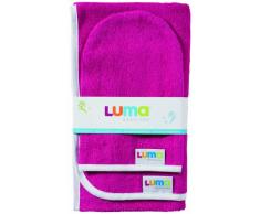 Luma Set Serviette + Gant de Toilette Magenta Pink